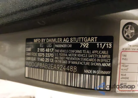 2014 Mercedes-Benz C 300 Sport 4Matic из США, поврежденный, VIN WDDGF8AB2EA924488